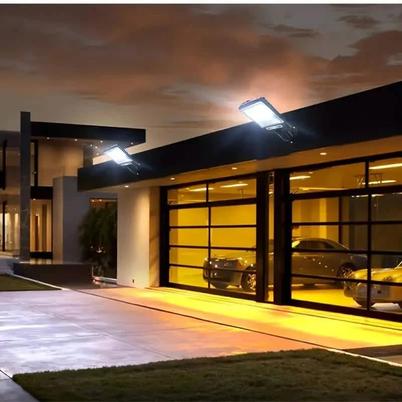 6-Pack: Solar Powered Motion Sensor Outdoor Garden Light with 108 COB LED Lights 8