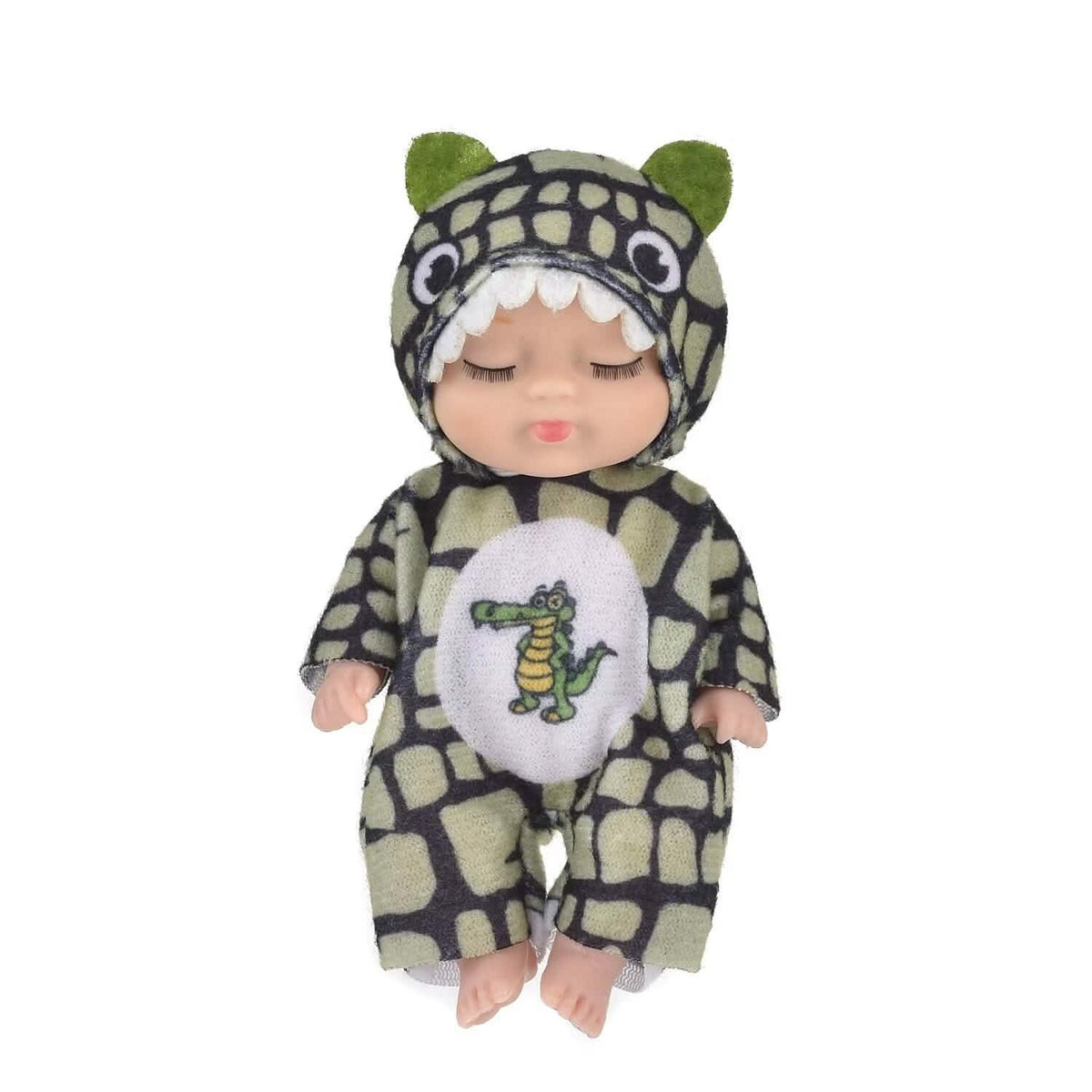 6-Piece Set: Sleeping Doll Princess Girl Toy Gift Box Cute Variety Costume Shape Doll 3