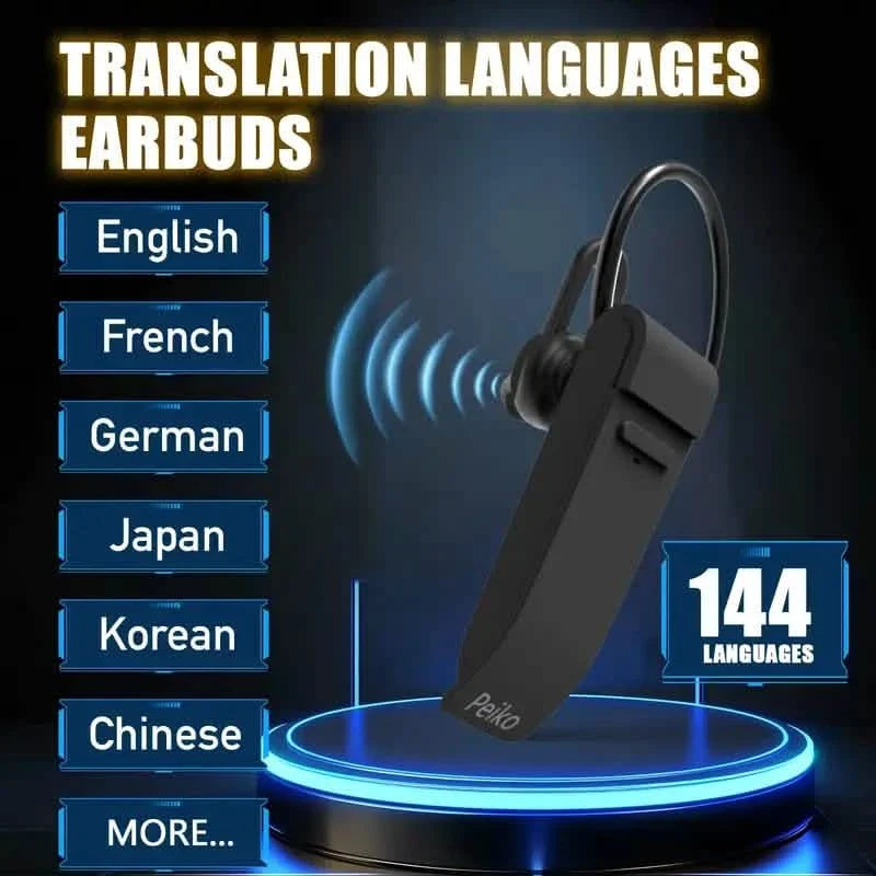 PEIKO World Language Translator Single Earbud – Real-Time Voice Translation 6