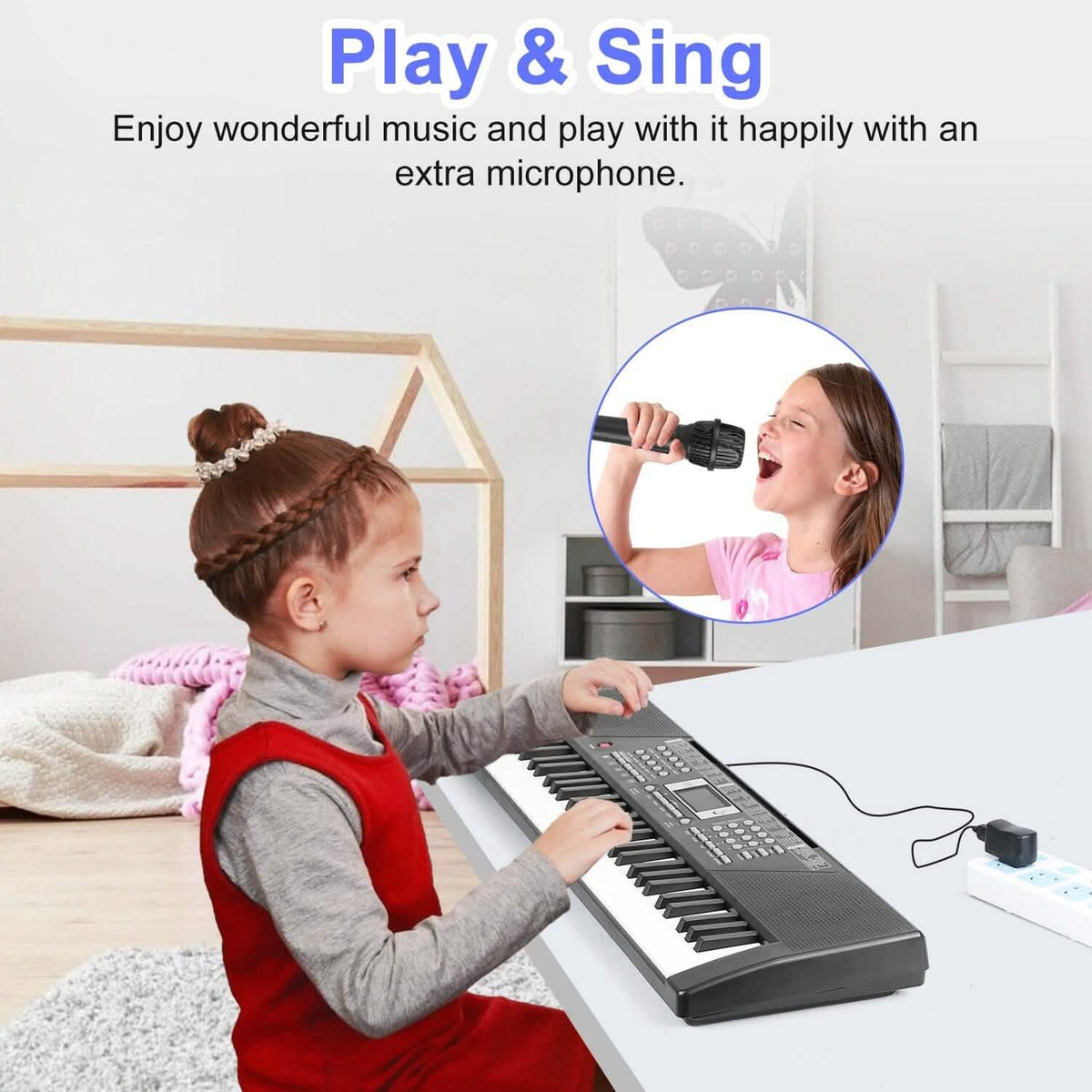 61 Keys Digital Music Keyboard Electronic Piano 14
