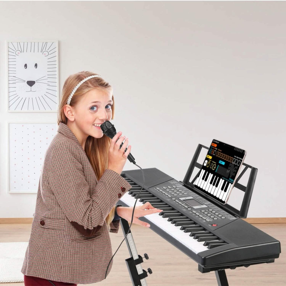 61 Keys Digital Music Keyboard Electronic Piano 18