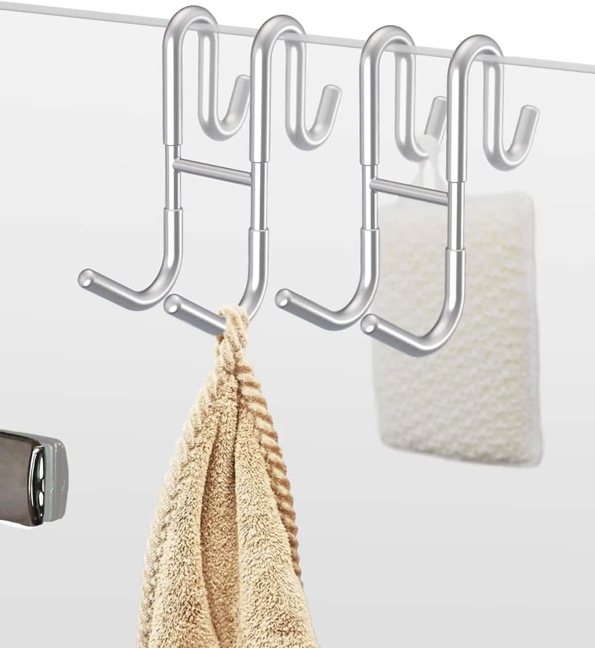 Rust-Resistant Door Mount Shower Hook – Strong Multifunctional Hanging Hook 2