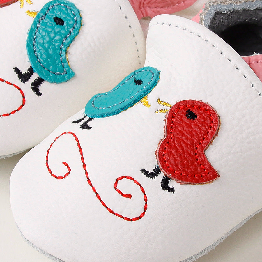 Childrens And Babies Genuine Leather First-walking Shoes 3