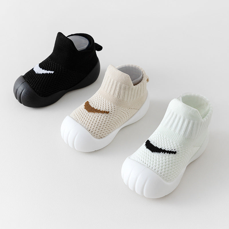 Springautumn First-walking Shoes For Baby Boys And Girls Breathable, With Soft Soles 1