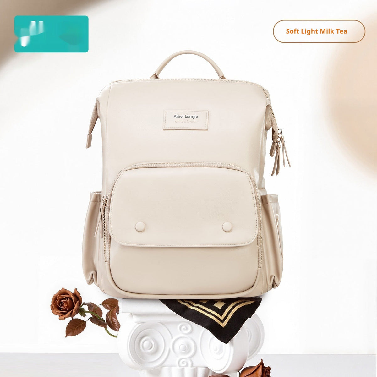 Outdoor Large-Capacity Multi-Functional Mommy Bag Maternity Backpack 6