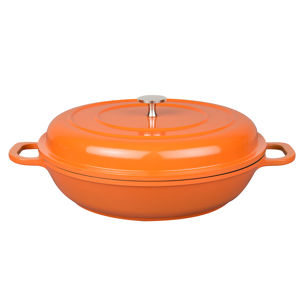 MASTERPAN Nonstick Dutch Casserole, Orange 3 Qt. 11" (28cm) 4