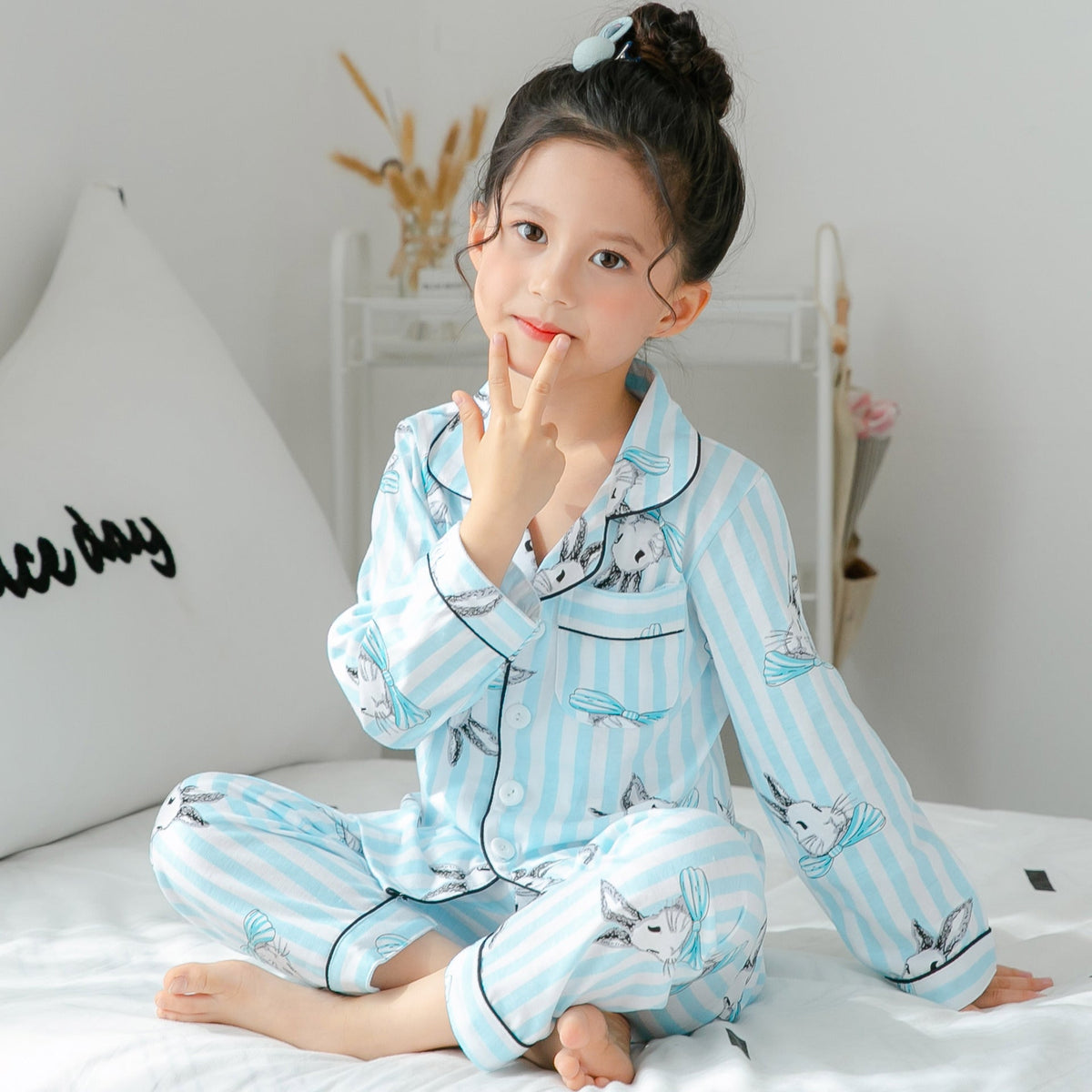 Cotton pajamas for children 7