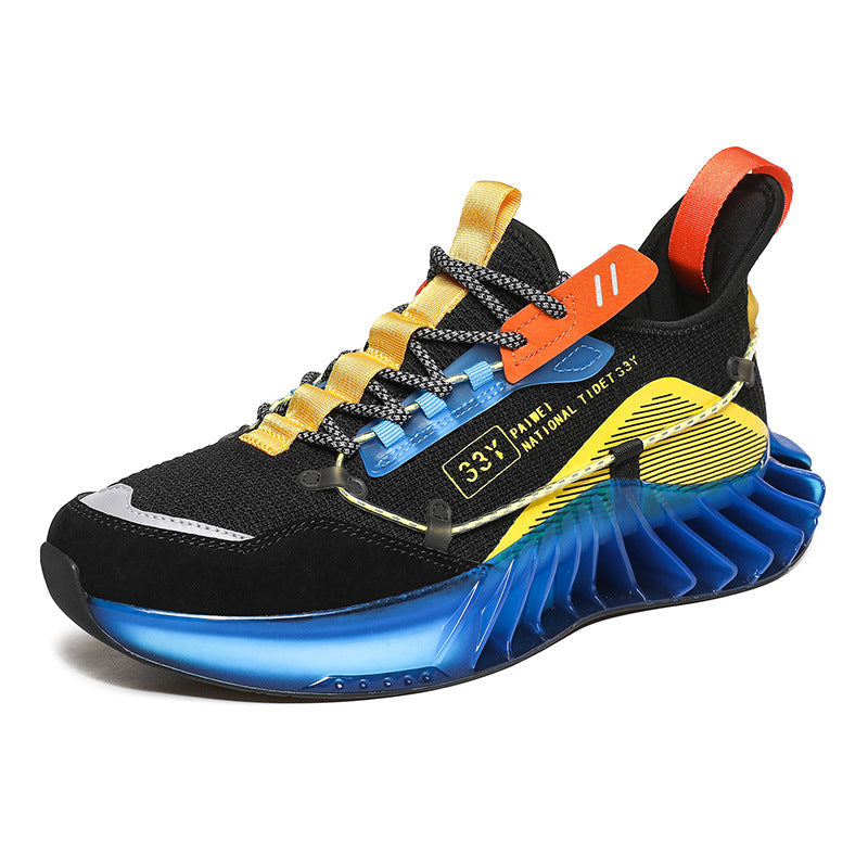 Fall Men'S Low-Top Round Toe Injection Shoes Sports Daily Sports Old Shoes 6