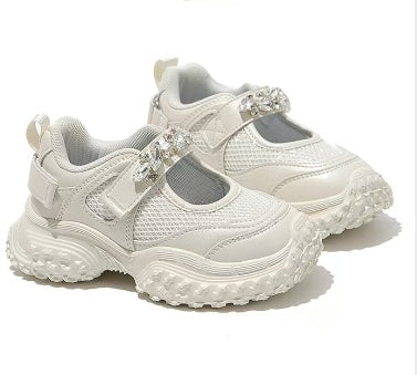 2026 New Summer Girls Sneakers, Breathable Mary Jane Shoes & Chunky Dad Casual Shoes For Big Kids 5