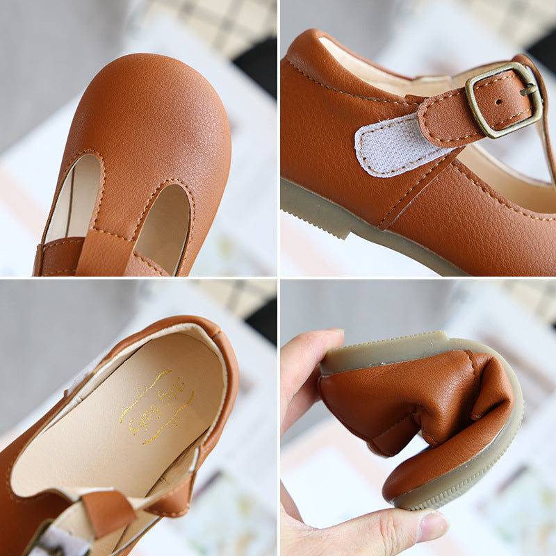 Children's pea shoes versatile single shoes baby shoes 3