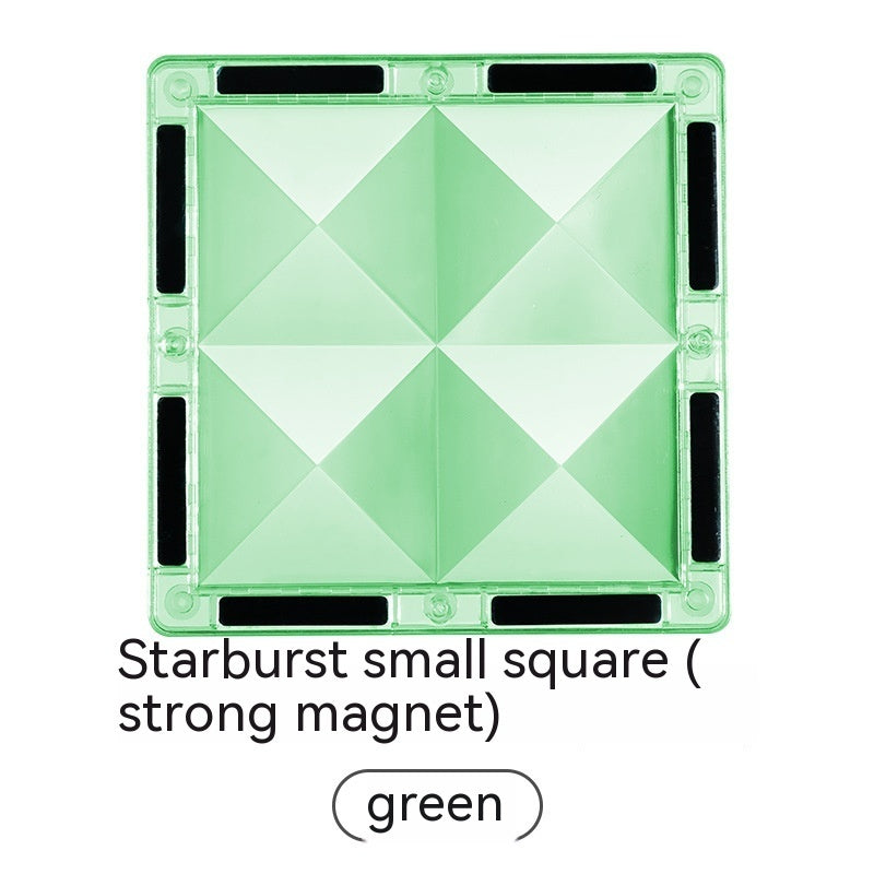 Color Window Asterism Magnetic Building Blocks Assembly 34
