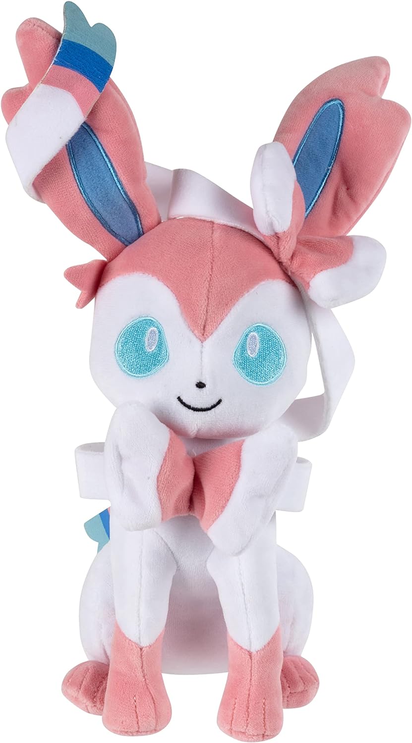20cm Pokemon Sylveon Plush Toy Kawaii Anime Eevee Espeon Jolteon Vaporeon Stuffed Animal Doll for Children Christmas Gift 6