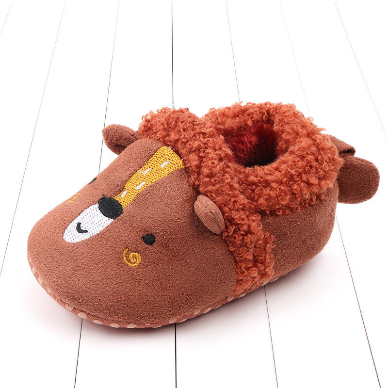 Baby Shoes Adorable Infant Slippers Toddler Baby Boy Girl Knit Crib Shoes 7