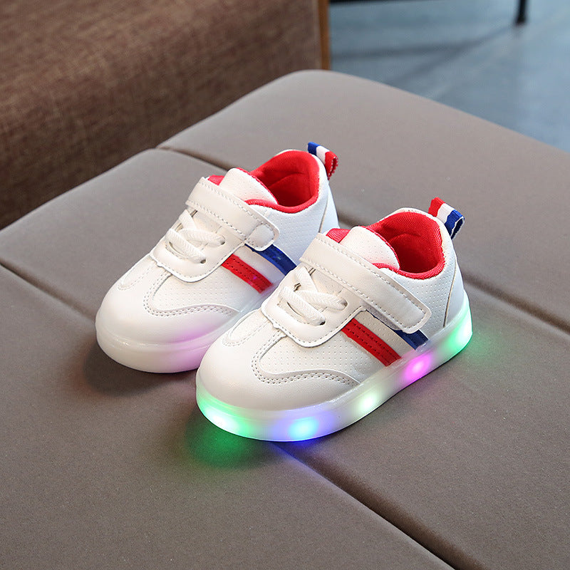 Kimmy White LED Sneakers Shoes 12