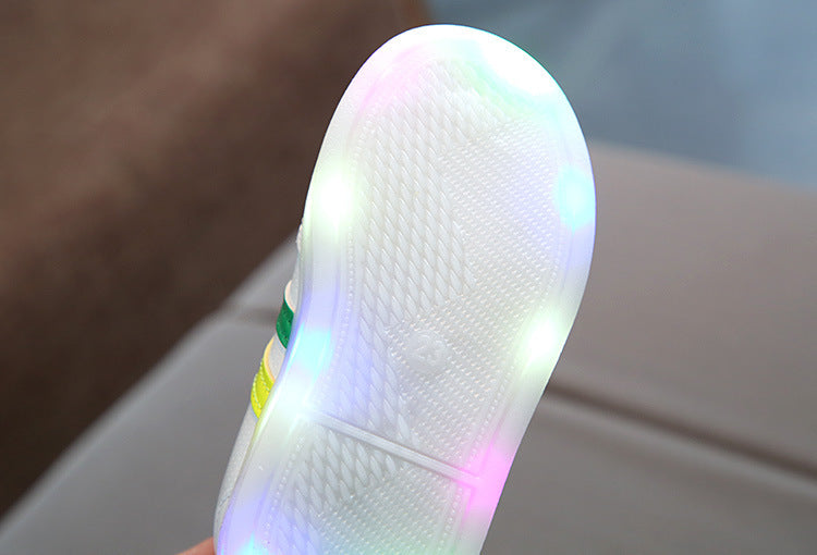 Kimmy White LED Sneakers Shoes 6