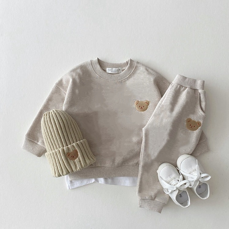 Baby Cartoon Embroidery Bear Head For Men And Women 8