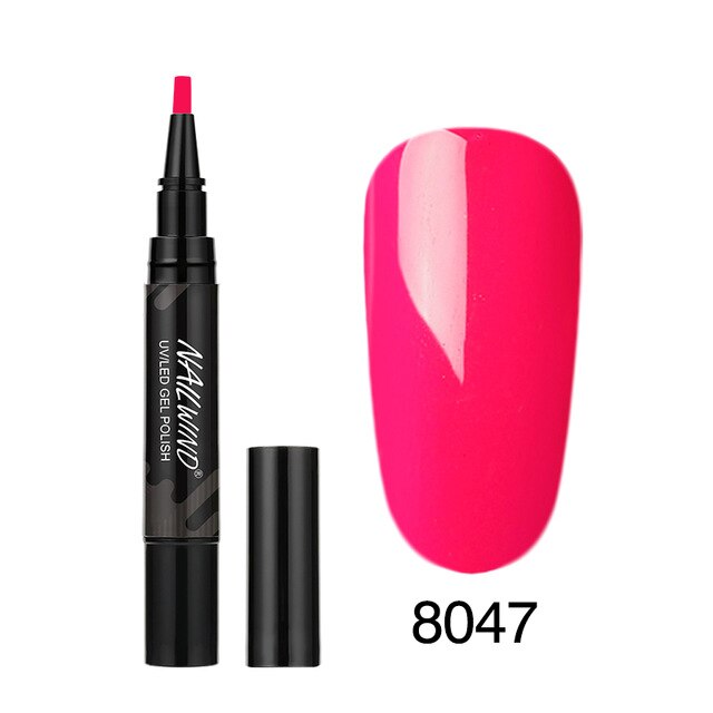 Art Manicure Venalisa 60 Colors Soak Off Enamel Convenience Clean Nail Glue Pen 23