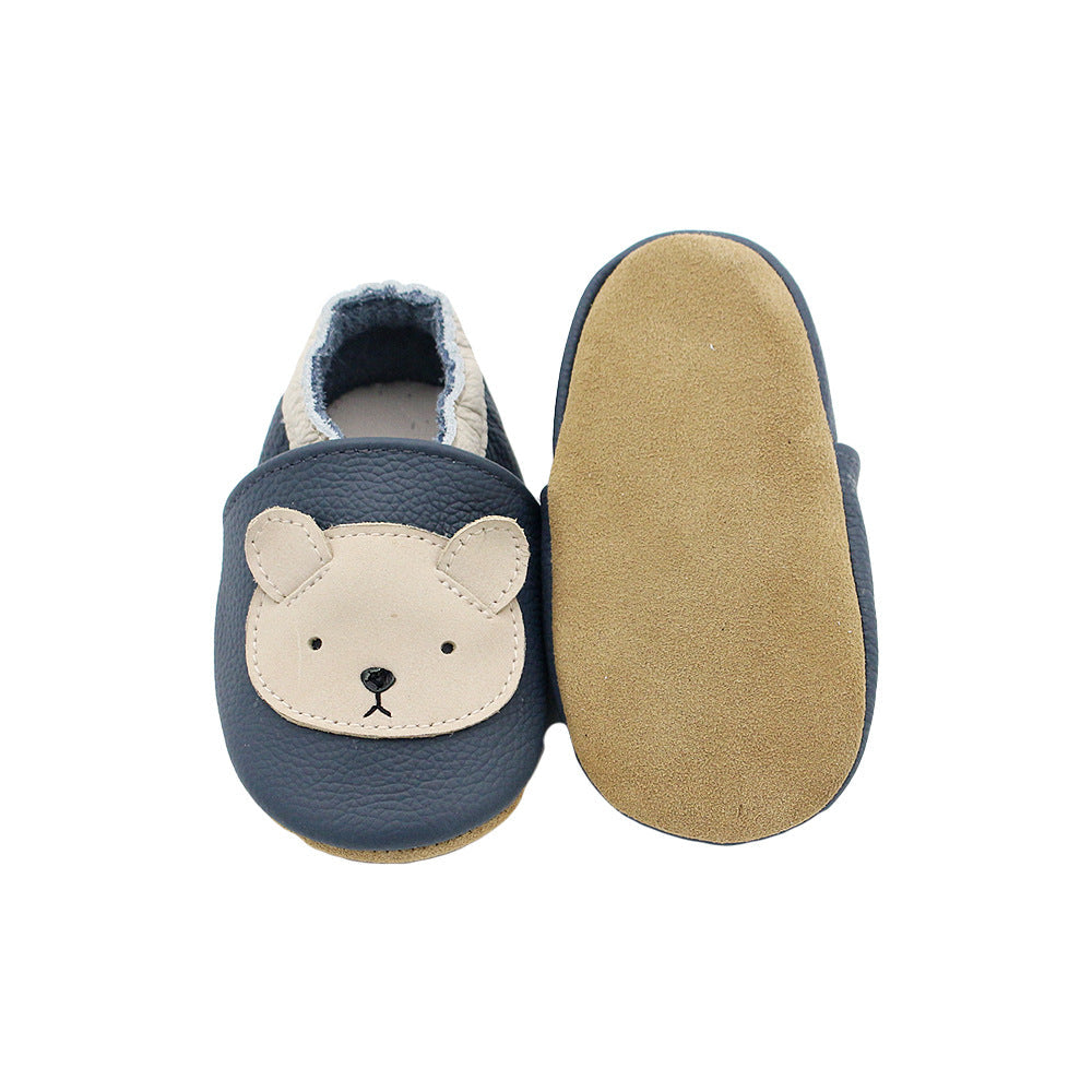 Premium Full-grain Leather Toddler Walking Shoes 10