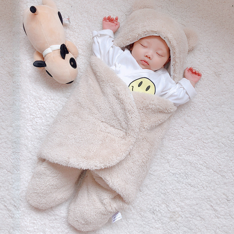 Baby Sleeping Bag Envelope for Newborn Baby Winter Swaddle Blanket 6