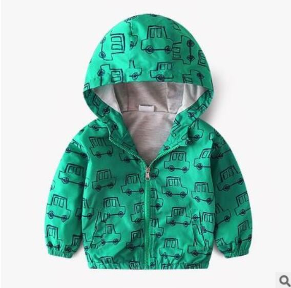 Boy jacket casual hooded jacket 14