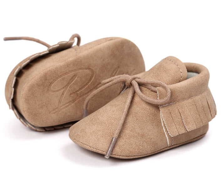 Small seven baby shoes leather soft baby shoes soft socks spring new 7