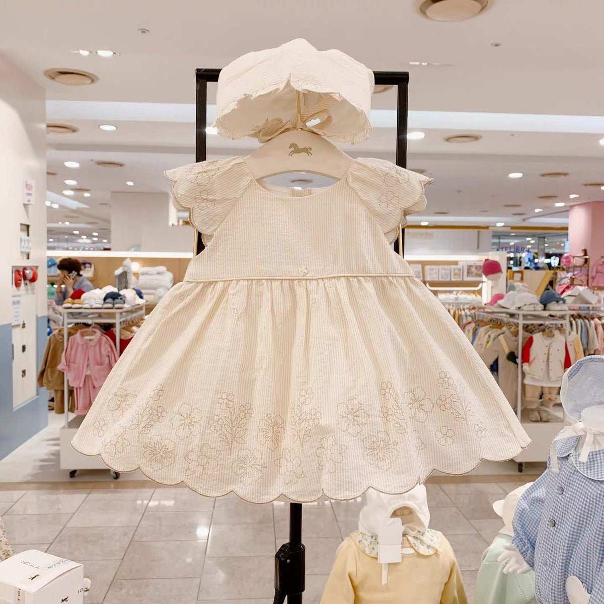 Summer New Arrival Korean-style Romper Dress With Hood For Girls 1