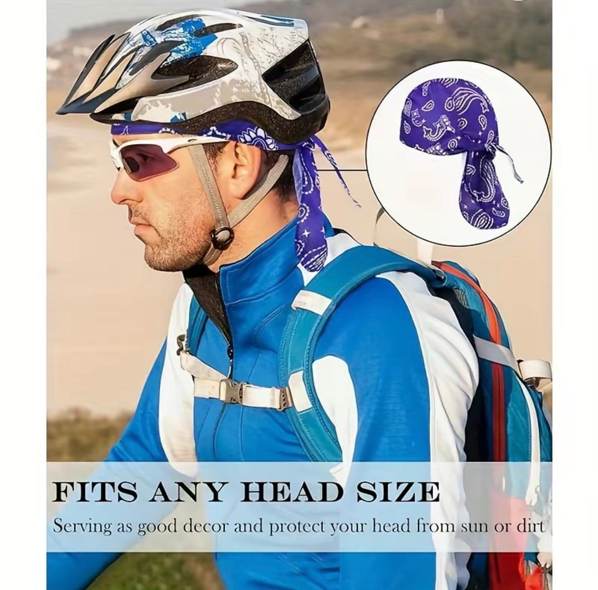 CoolShield Pirate Head Wrap Cap 3