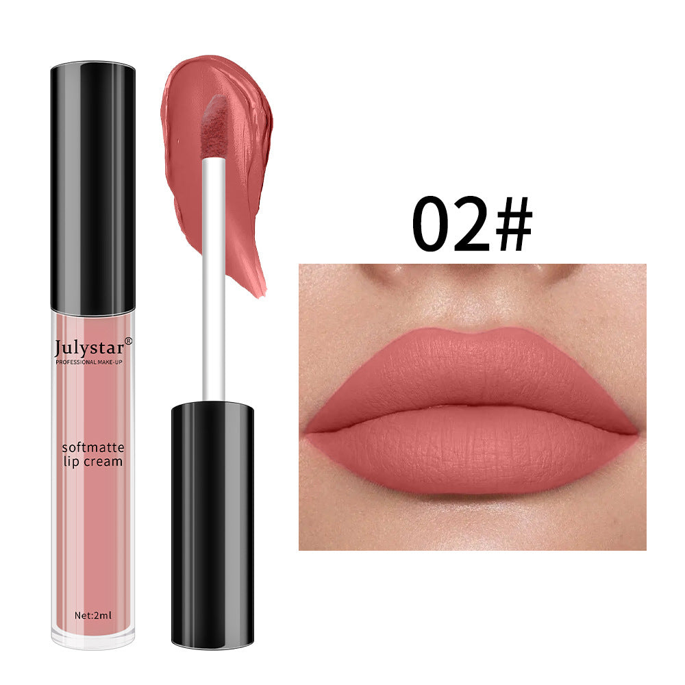 Christmas Makeup Powder Mist Matte Candy Lip Glaze Matte Long Lasting Moisturizing Liquid Lipstick 7