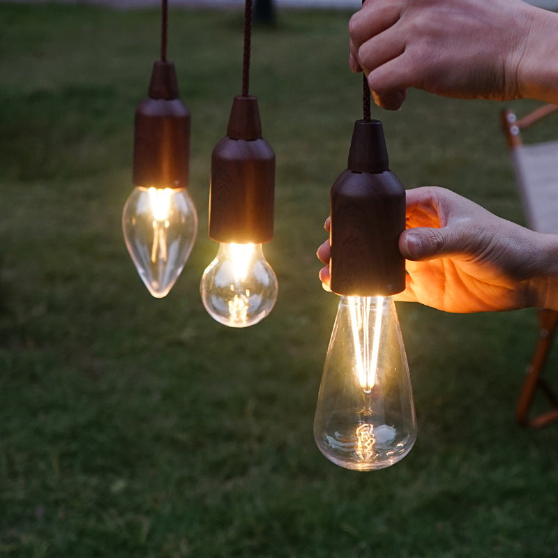 Outdoor Portable Camping Lights Retro Lighting LED Cable Lights Tent Lights Christmas Camping Atmosphere Lights Decorative Chandeliers 4