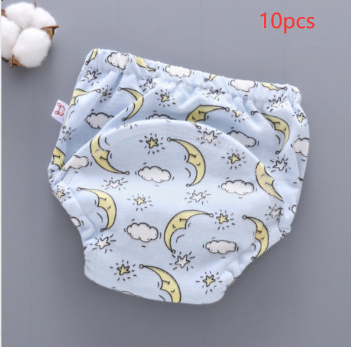 Baby Training Pants Washable 6-layer Gauze Diaper Cover 17