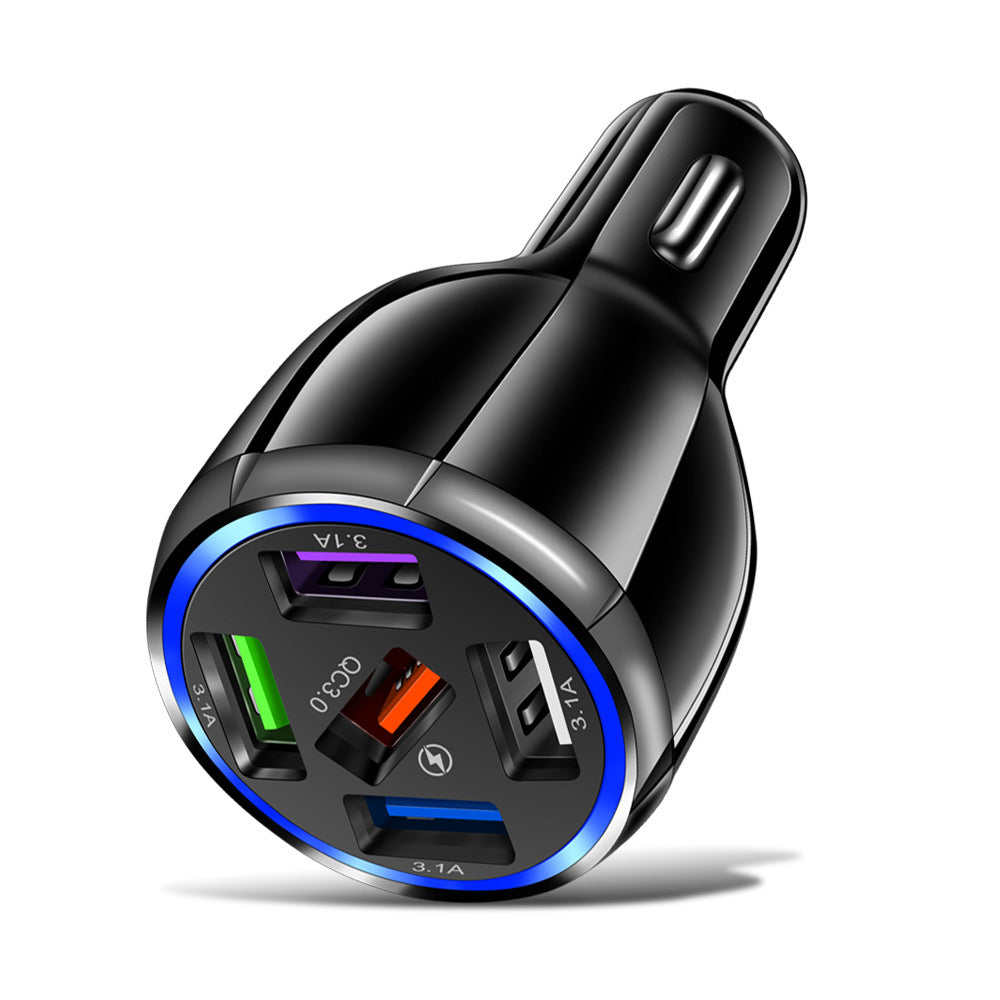QC30 Car Mobile Phone 5usb Car Charger 4