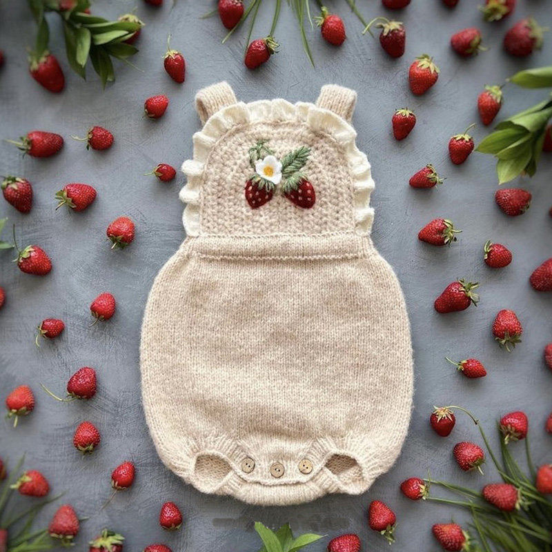 Hand-knitted Wool Yarn Romper Kit For Children 6