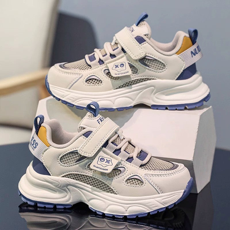 2026 Summer New Kids Mesh Breathable Sneakers, Boys Casual Dad Shoes For Middle And Big Kids 1