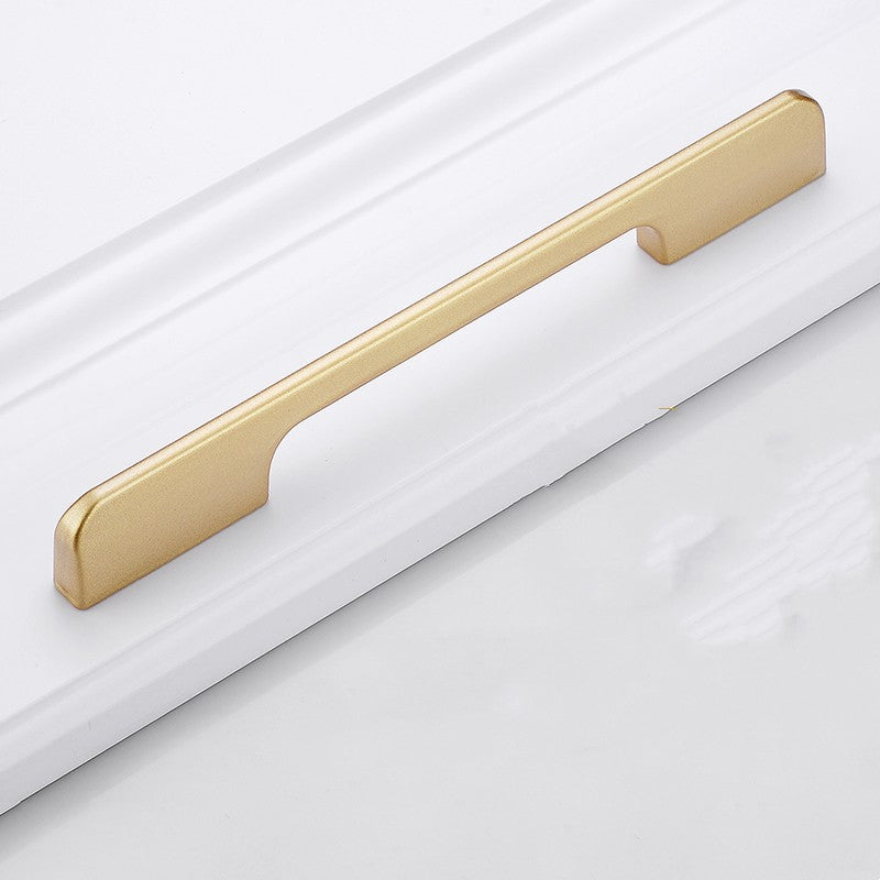 Gold Handle Closet Door Handle Drawer Cabinet Shoe Cabinet Single Hole Handle 2