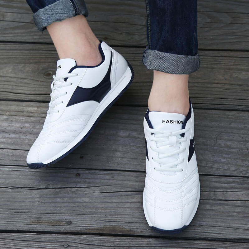 Men's Casual White Shoes Social Boy Wear-resistant Skate Shoes Men 1