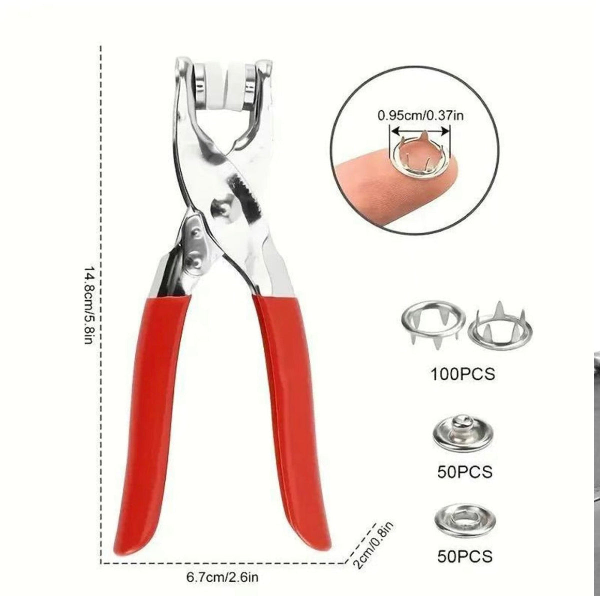 SewEase Button & Pliers Kit 3