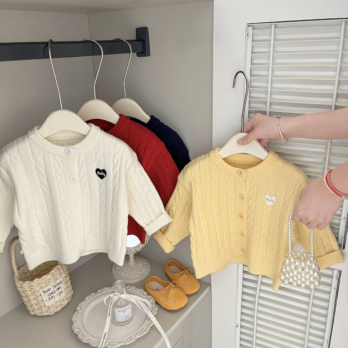 Twist-knit Cardigan Autumn Kids Clothing Outerwear 3