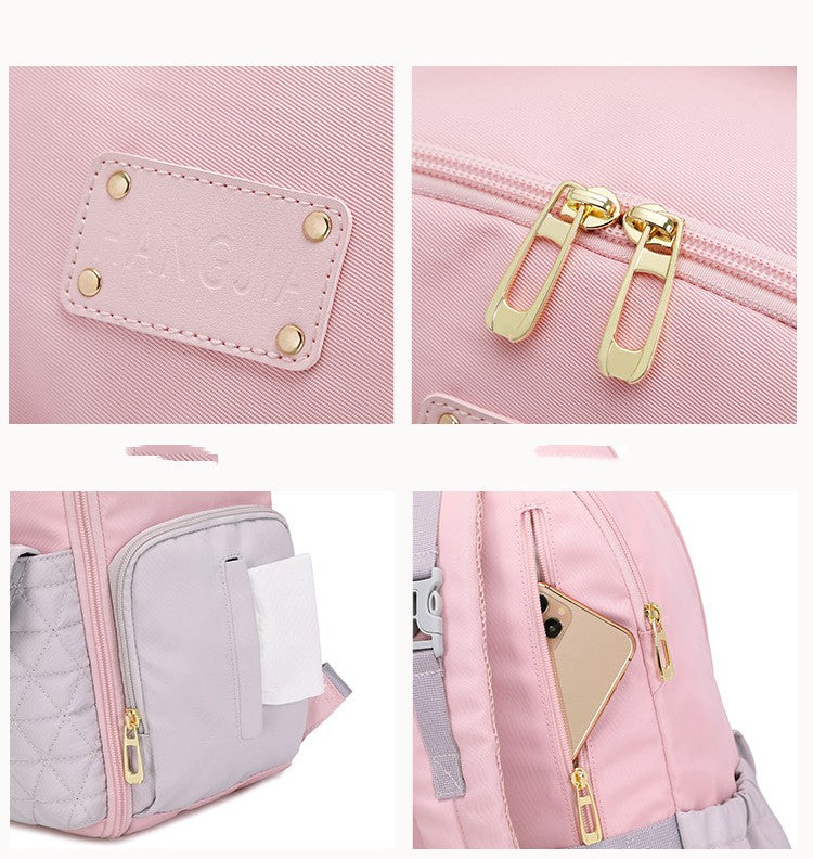 Mummy Bag Large Capacity Multi-pocket Baby Diaper Bag Backpack 6