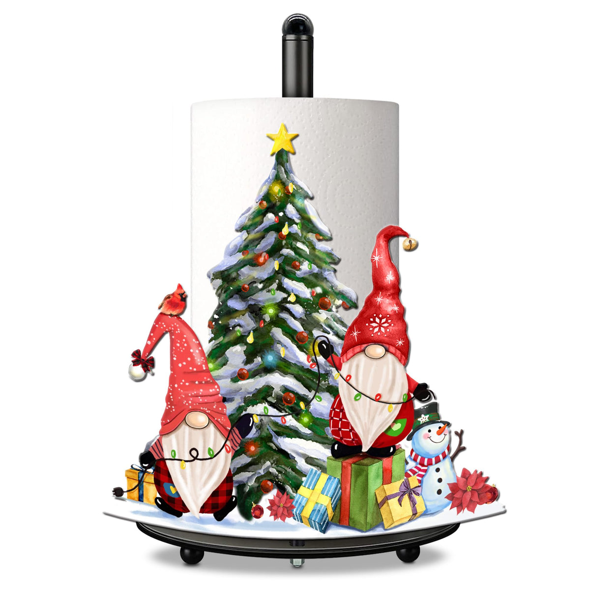 pinata Christmas Gnome Paper Towel Holder Kitchen Countertop Decor 1