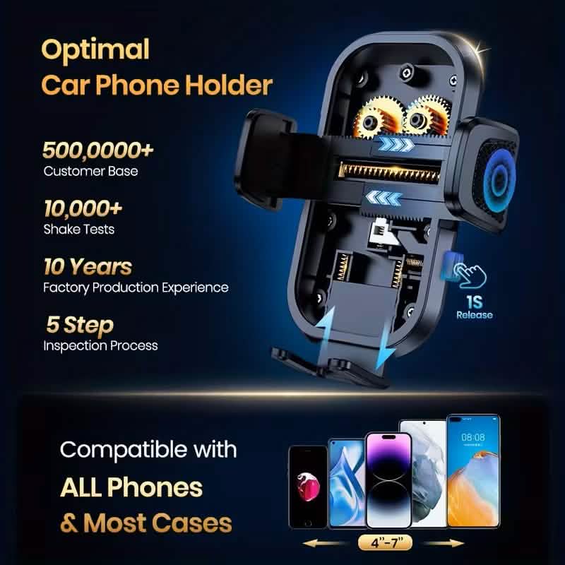 TOPK D38C Car Phone Holder – Adjustable Dashboard Mount 5