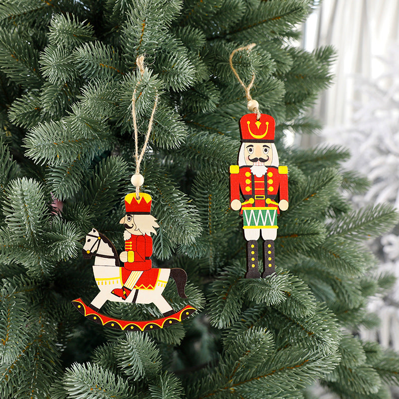 Elk Snowman Christmas Decoration Snowflake Santa Claus Christmas Tree Pendant Christmas Tree Decoration 1