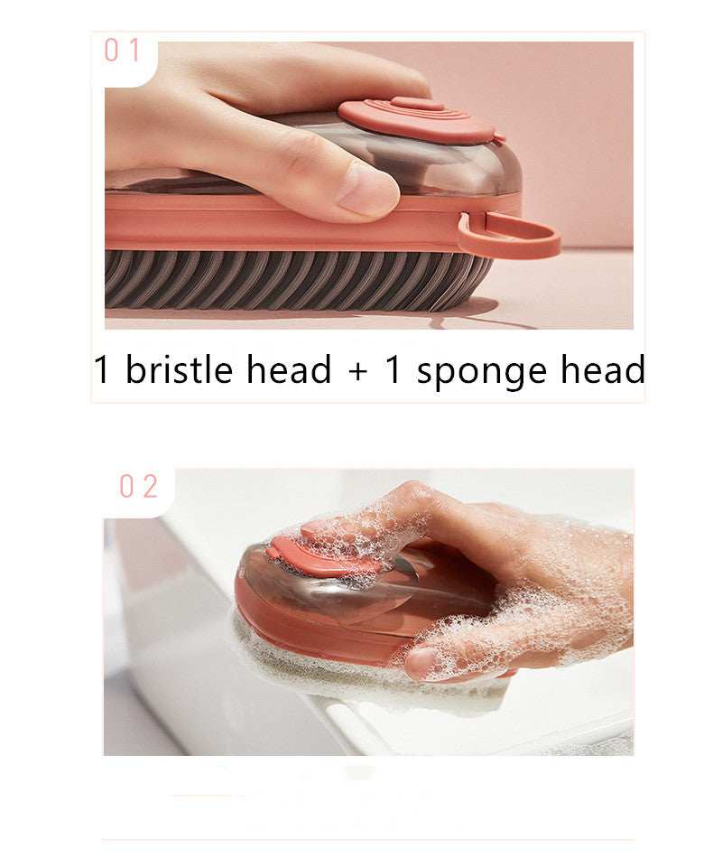 Multifunctional Automatic Liquid Cleaning Brush Soft Shoe Brush Clean Wash Shoe Artifact Laundry Brush Household Brush Clothes 11