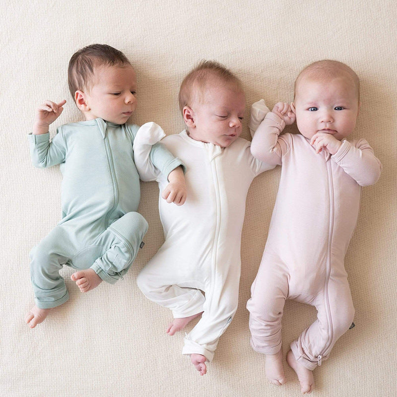 Bamboo Fiber Baby Clothes Newborn  Bodysuit 1