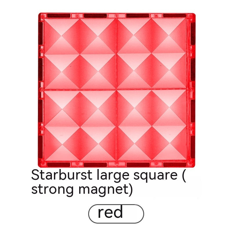 Color Window Asterism Magnetic Building Blocks Assembly 37