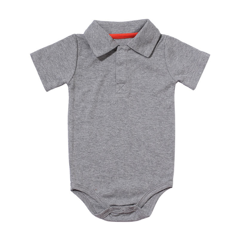 Lapel baby onesies 2