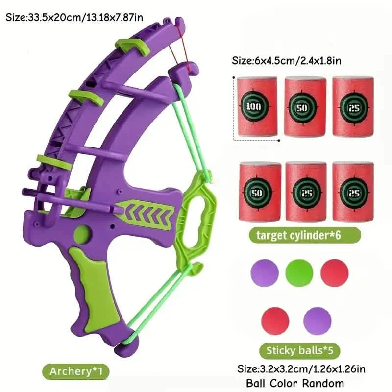 12-Piece Interactive Archery Game Set – Multi-Color 5