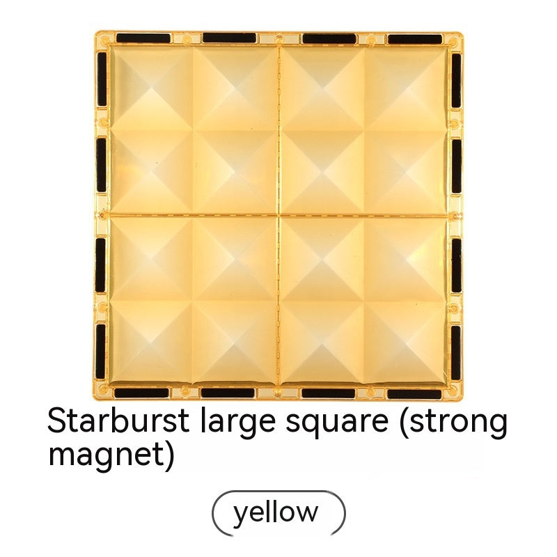 Color Window Asterism Magnetic Building Blocks Assembly 38