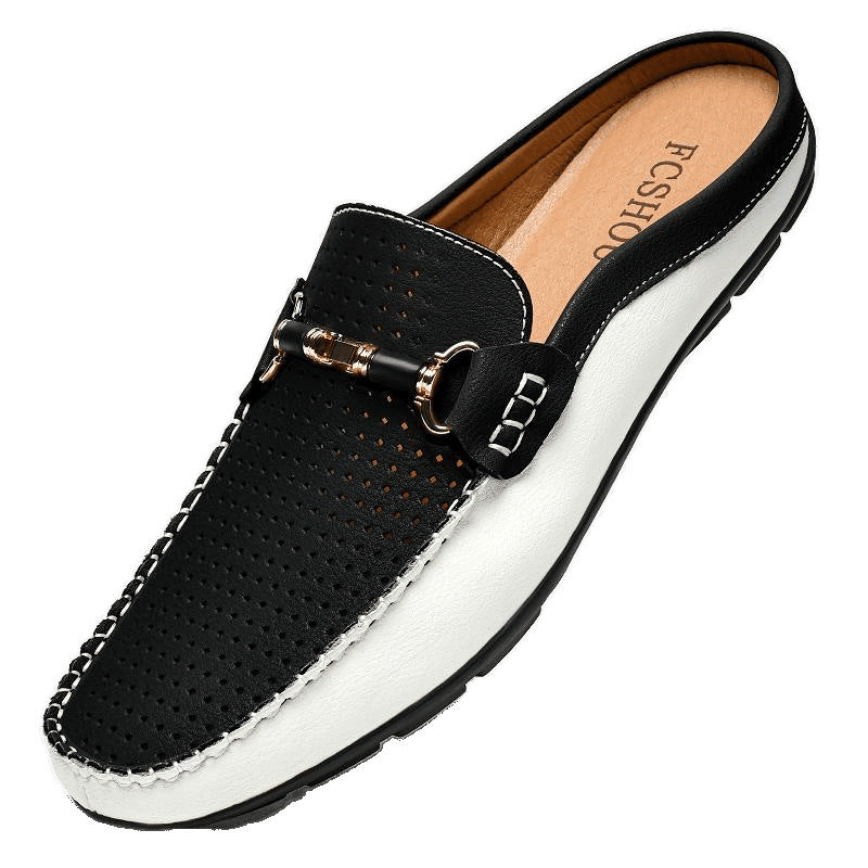Large-size Leather Shoes Mens Breathable Loafer Shoes 6