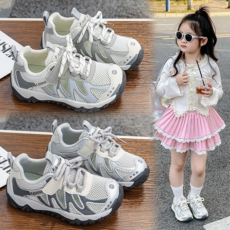 2026 Spring Summer Kids Mango Toe Sneakers, Lightweight Soft Sole Hiking Dad Shoes, Casual Closed-Toe Sports Sandals 5