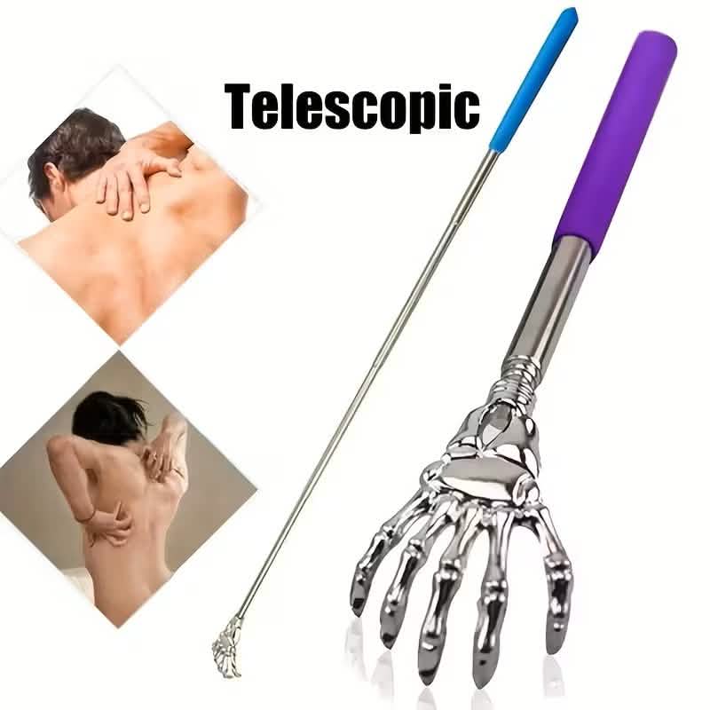 Retractable Back Itching Device – Stainless Steel Claw Massager for Relaxing the Back 2